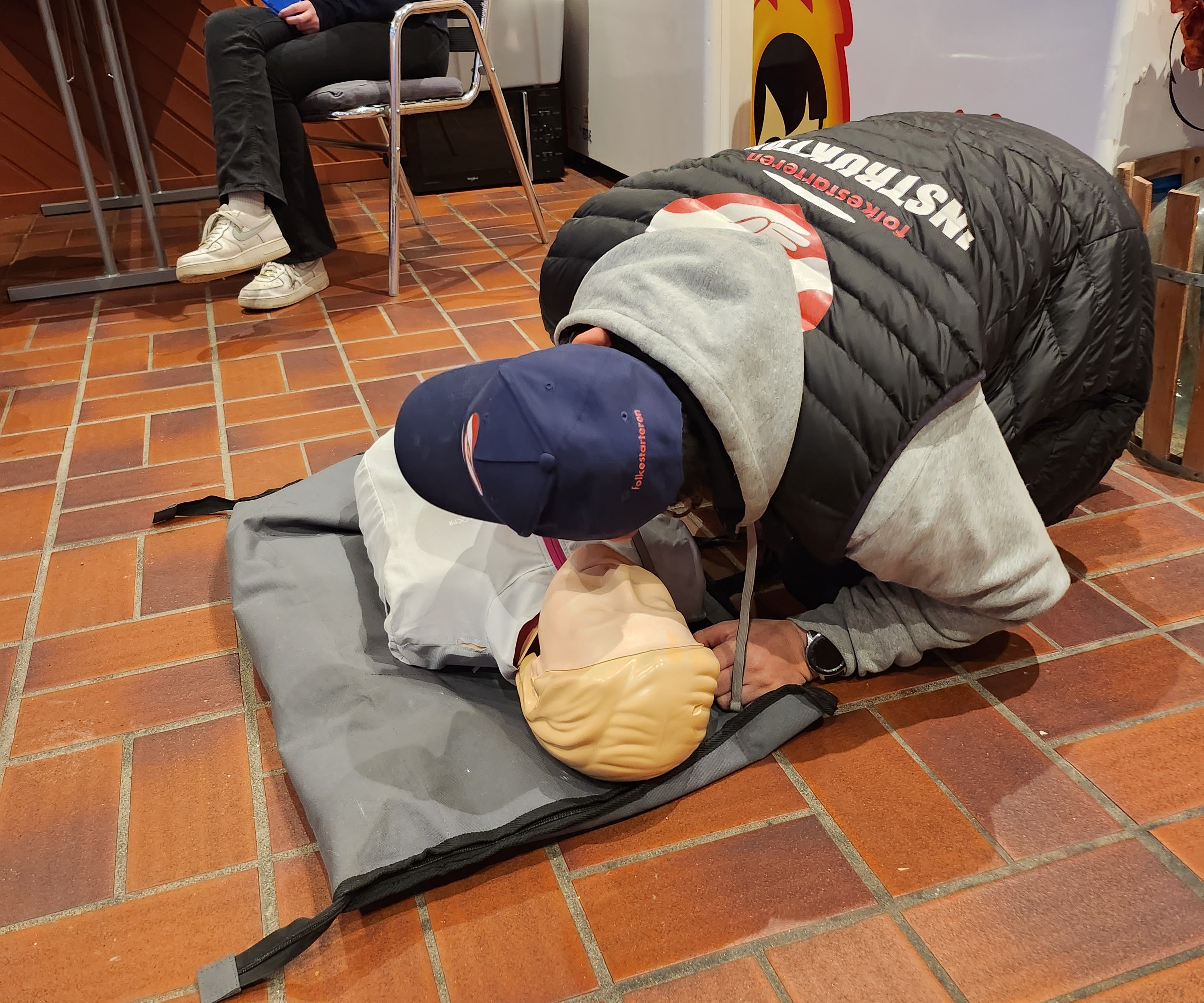 CPR course - it's important to check breathing for ten seconds