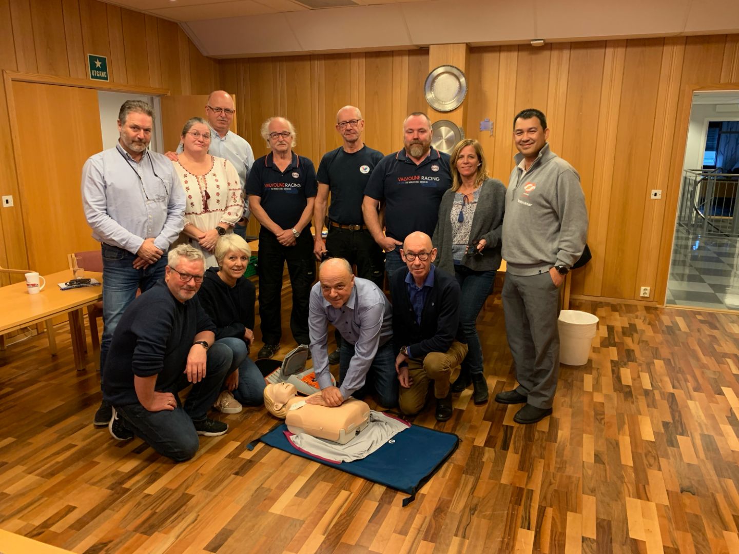 Satisfied customers after our CPR course